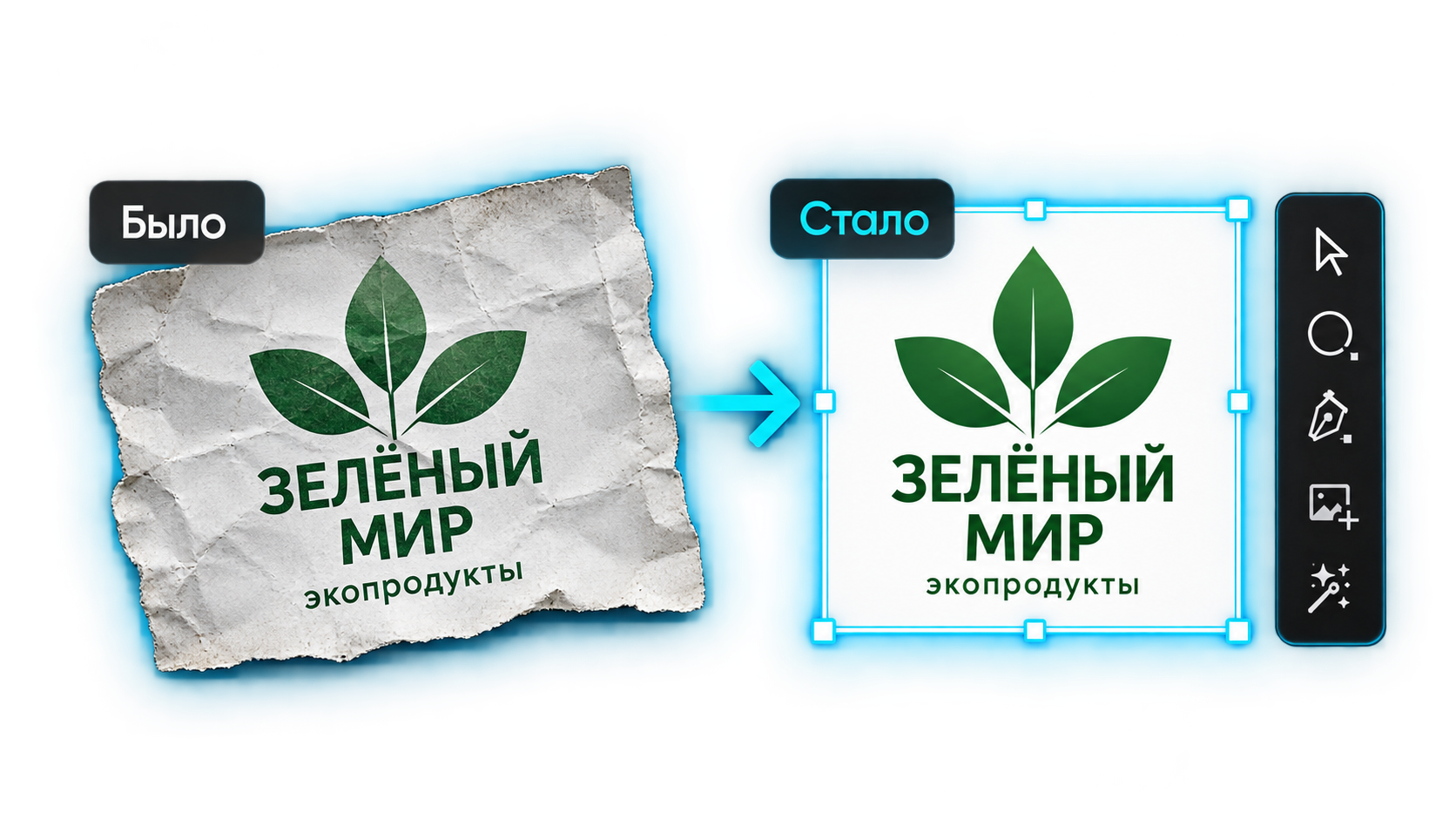 Иллюстрация услуги «Перевёрстка по картинке»